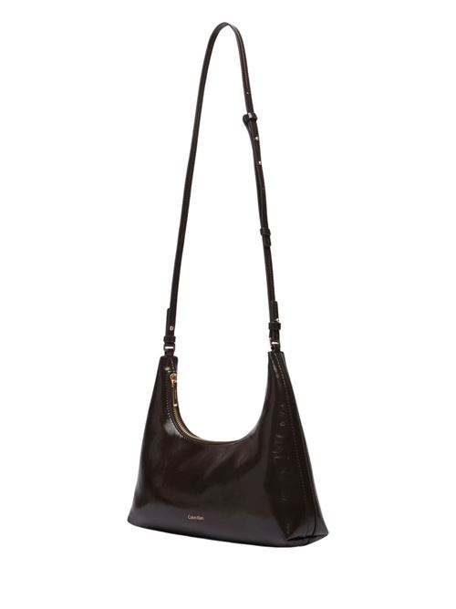 Borsa a spalla con finitura lucida Calvin Klein | LV04F3737GBAL